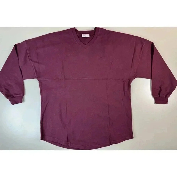 Spirit Jersey Roughnecks V Neck Shirt Size M Texas Southern Red Oversized Preppy - Picture 6 of 10